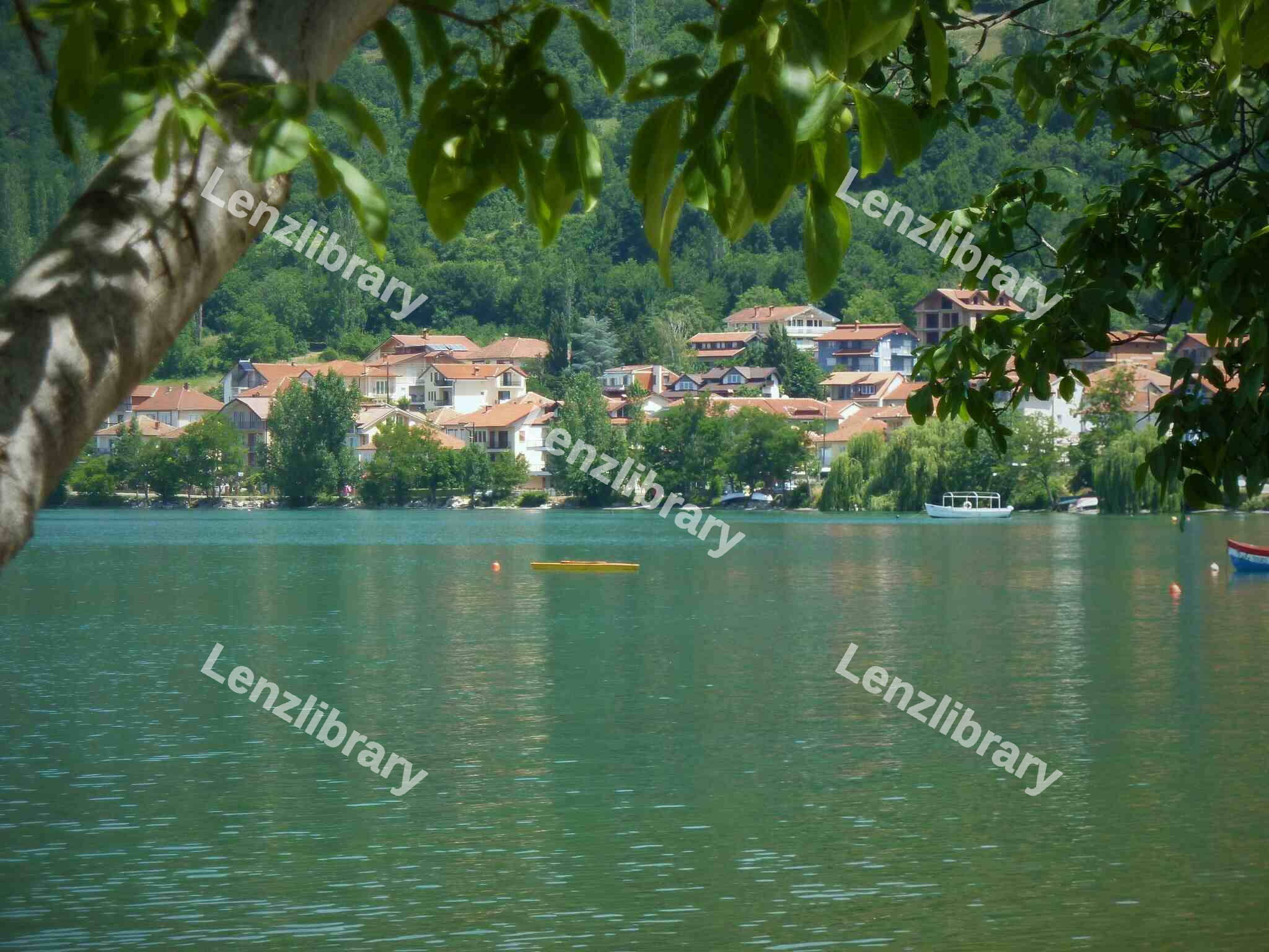 Houses to the other side of the river